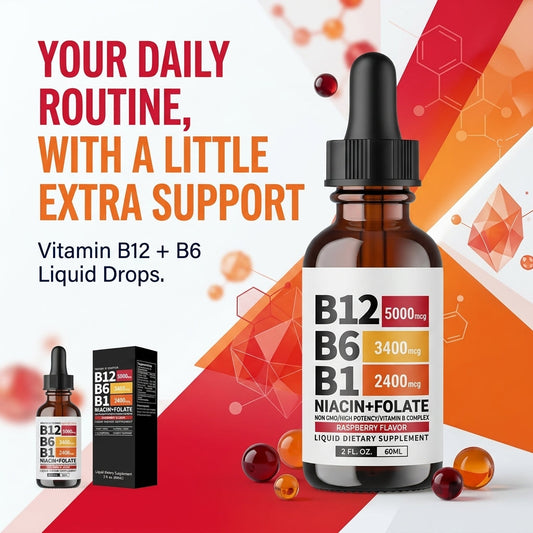Vitamin B12 and B6 Liquid Drops